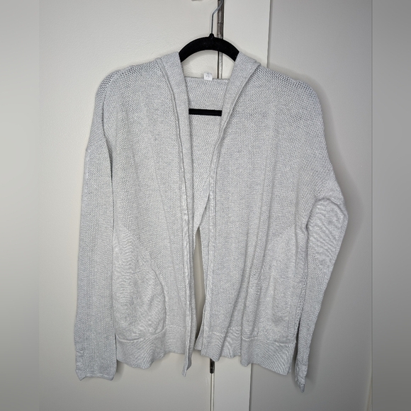 Lululemon Still Movement Wrap Light Gray sz 10 - Picture 5 of 11